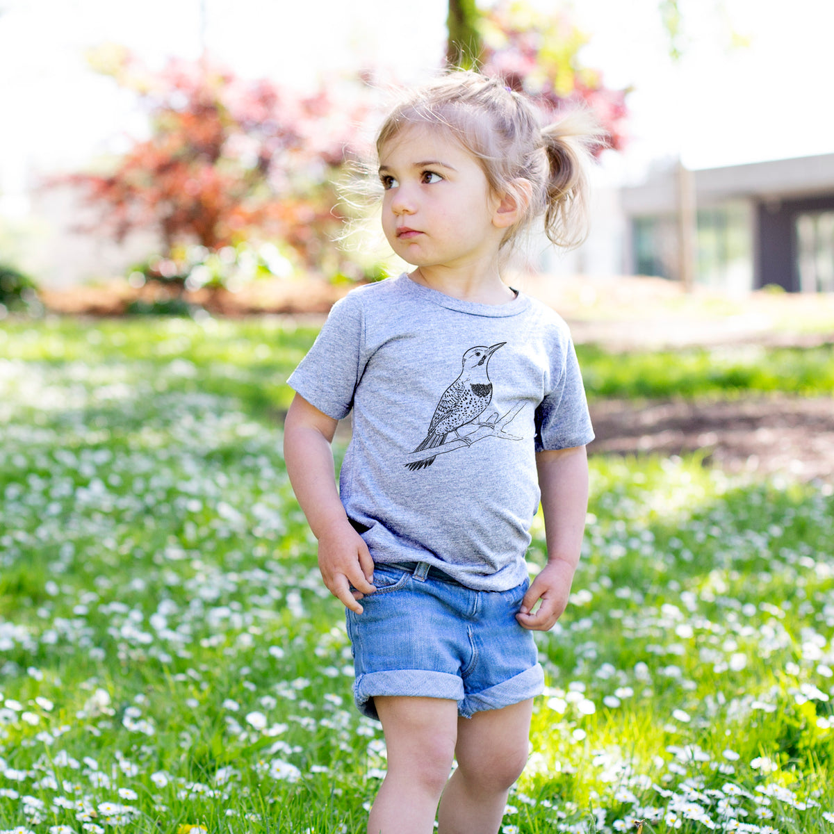 Northern Flicker (Yellow-shafted) - Colaptes auratus - Toddler/Youth Shirt