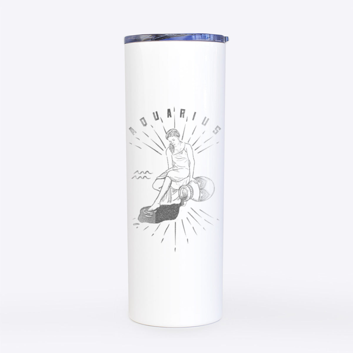 Aquarius - Water Bearer - 20oz Skinny Tumbler