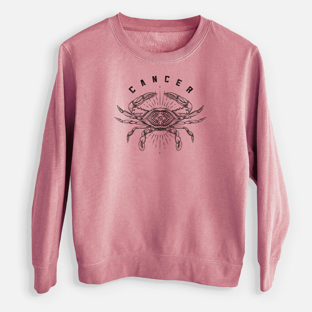 Cancer - Crab - Youth Lightweight Crewneck Sweatshirt