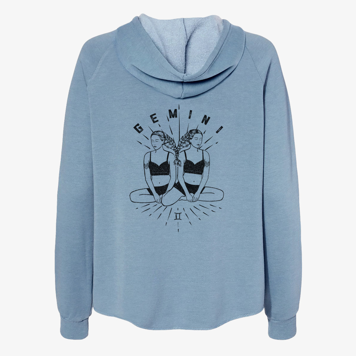 Gemini - Twins - Women&#39;s Cali Wave Zip-Up Sweatshirt