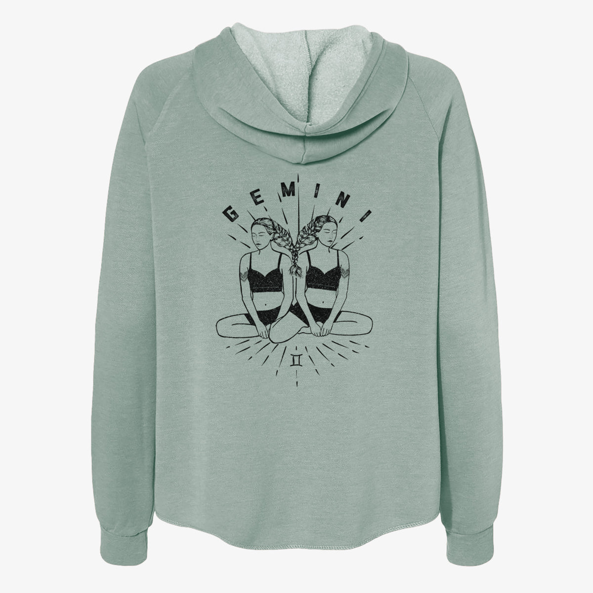 Gemini - Twins - Women&#39;s Cali Wave Zip-Up Sweatshirt