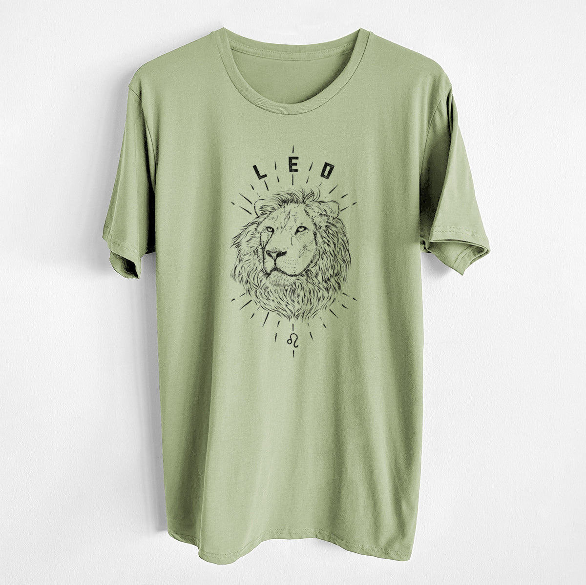 CLOSEOUT - Leo - Lion - Unisex Crewneck - Made in USA - 100% Organic Cotton