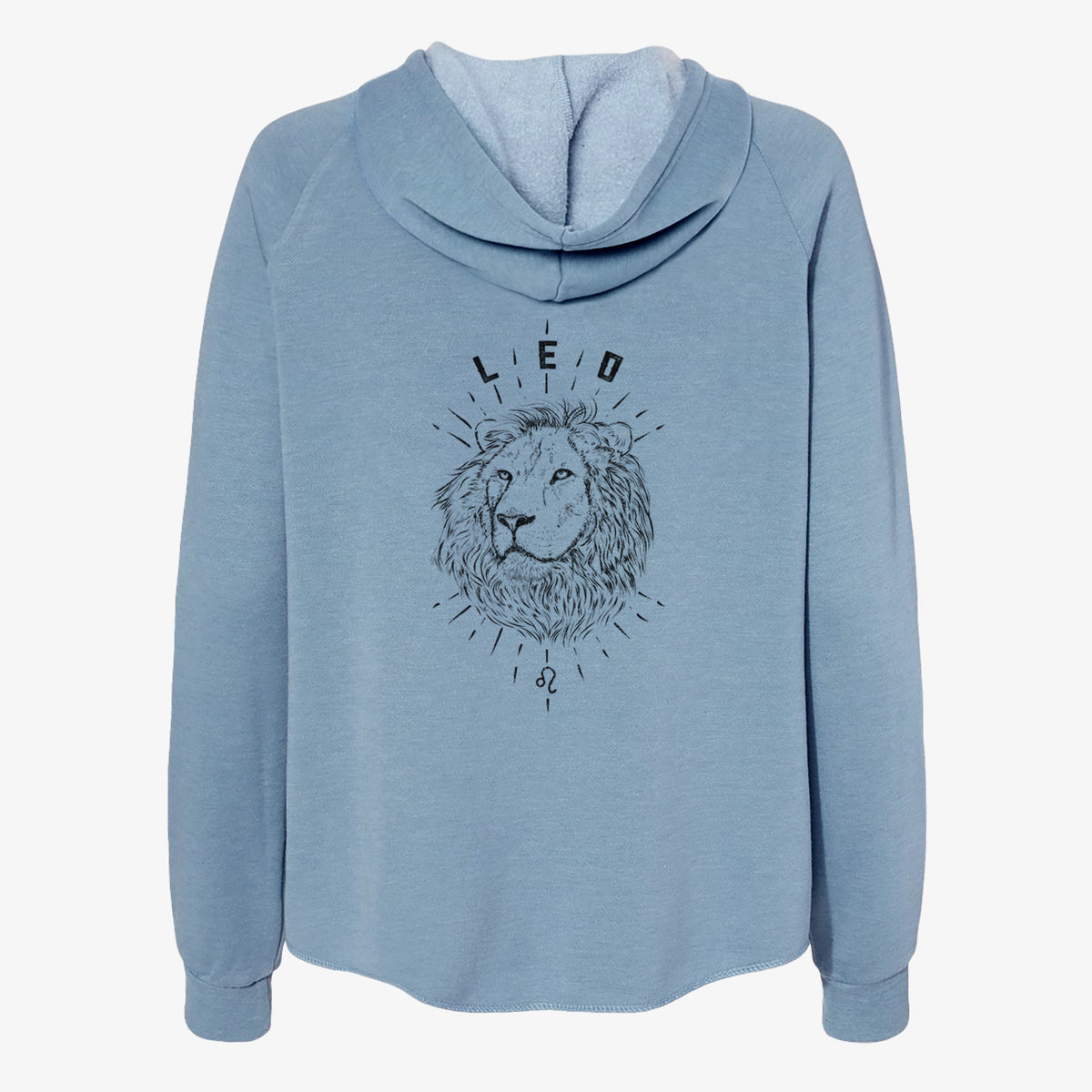 Leo - Lion - Women&#39;s Cali Wave Zip-Up Sweatshirt