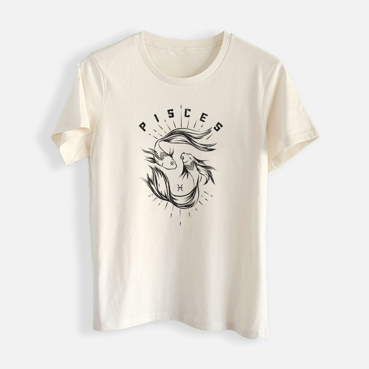 Pisces - Fish - Womens Everyday Maple Tee