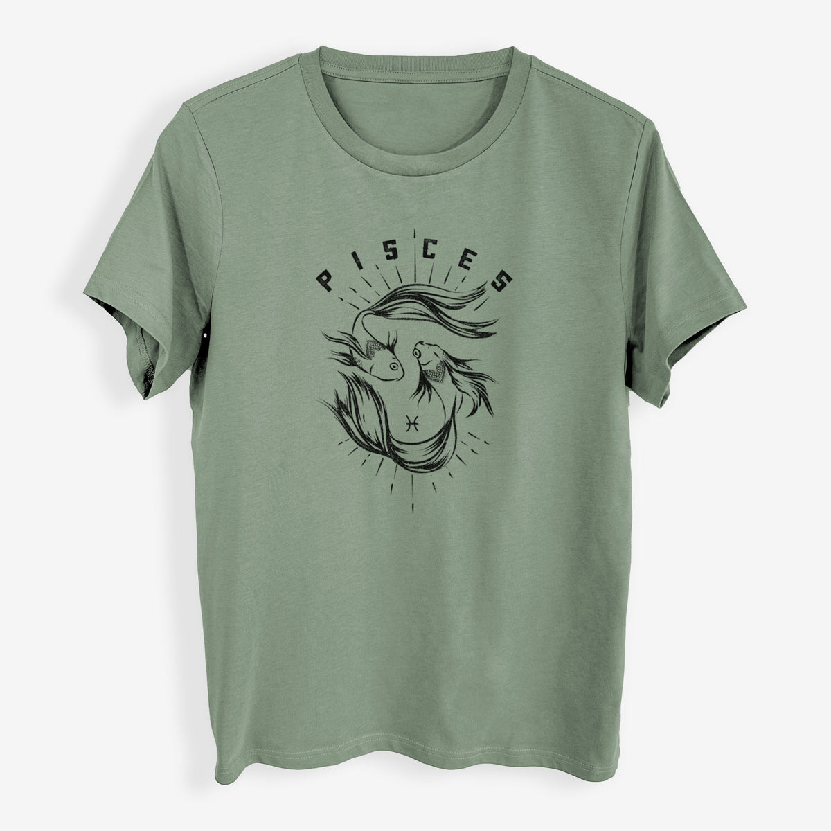 Pisces - Fish - Womens Everyday Maple Tee