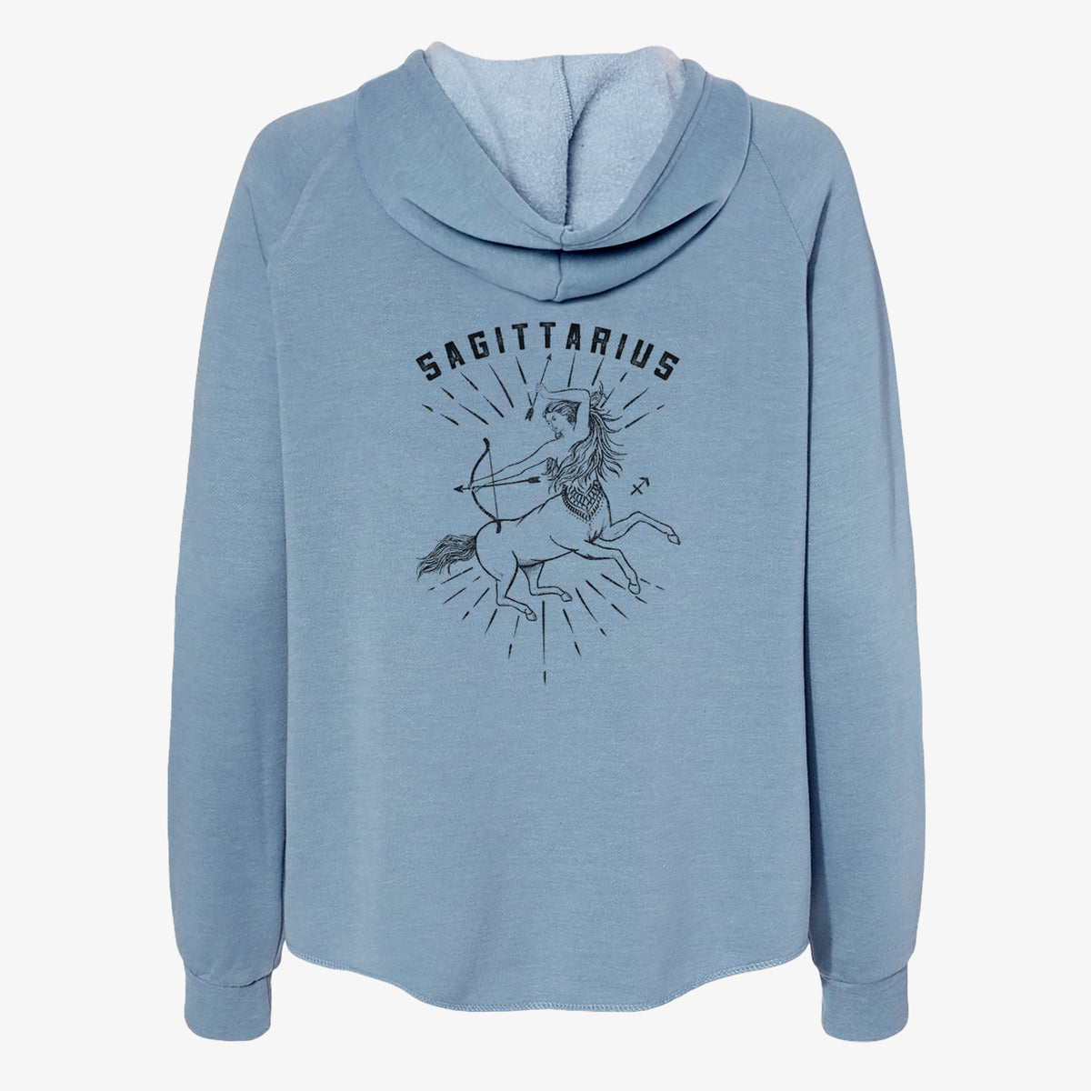 Sagittarius - Archer&#39;s Spirit - Women&#39;s Cali Wave Zip-Up Sweatshirt