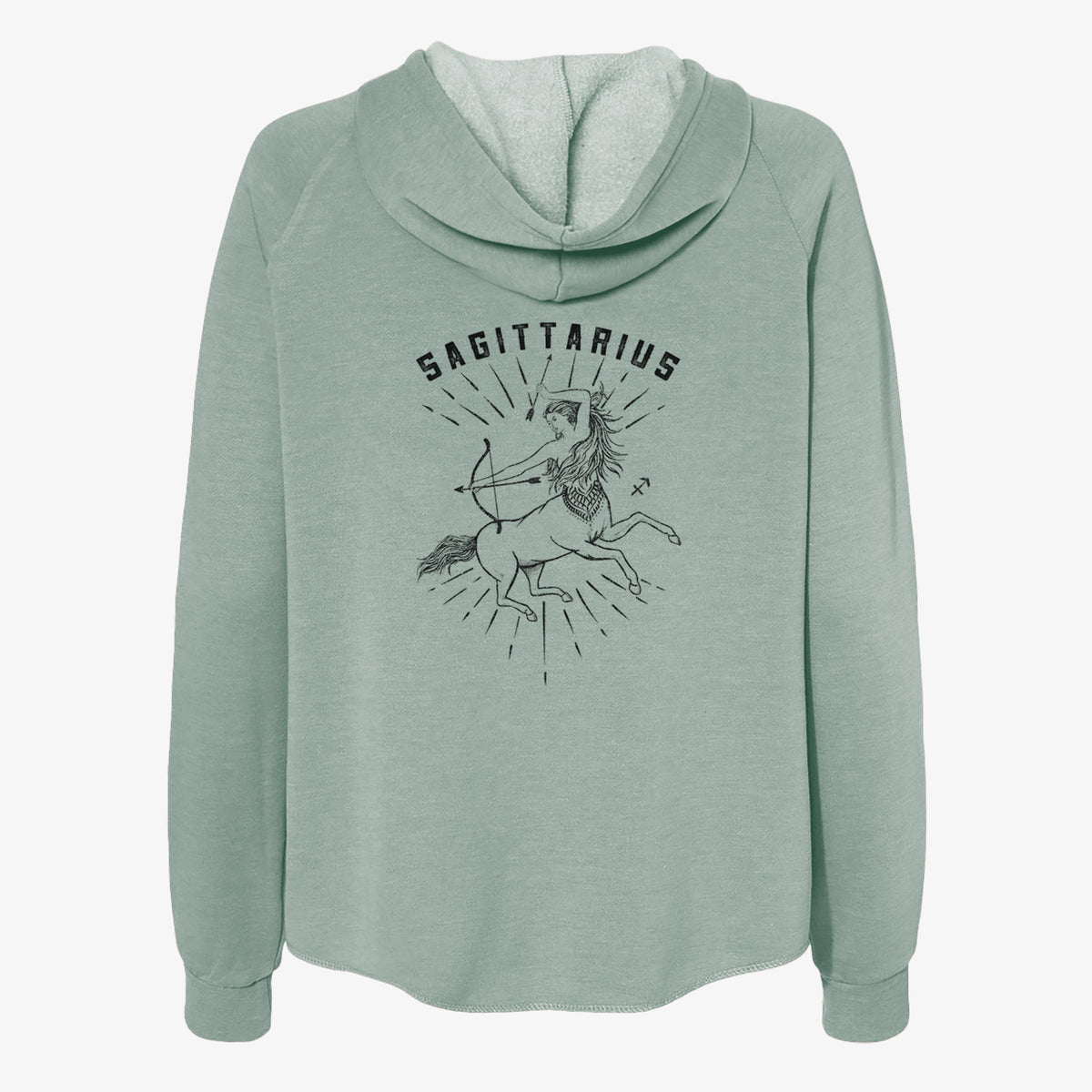 Sagittarius - Archer&#39;s Spirit - Women&#39;s Cali Wave Zip-Up Sweatshirt