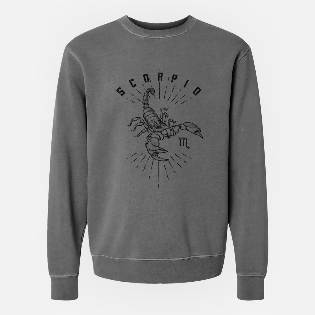 Scorpio - Scorpion - Unisex Pigment Dyed Crew Sweatshirt