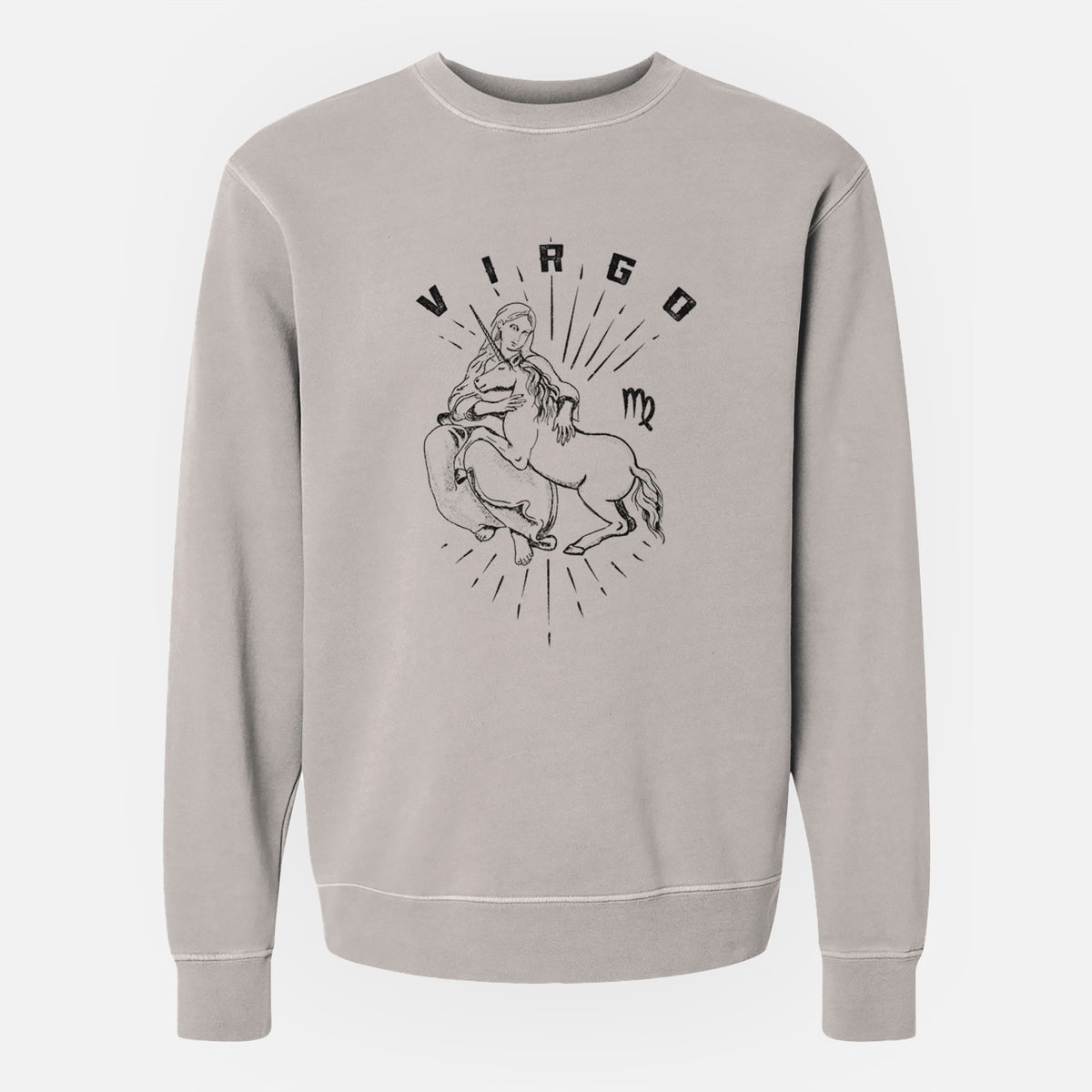 Virgo - Maiden - Unisex Pigment Dyed Crew Sweatshirt