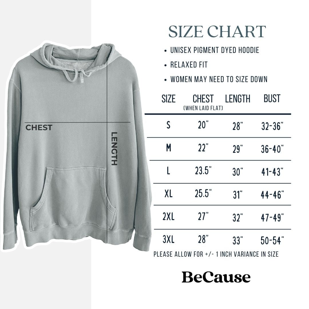 Male Spruce Grouse - Canachites canadensis - Unisex Pigment Dyed Hoodie