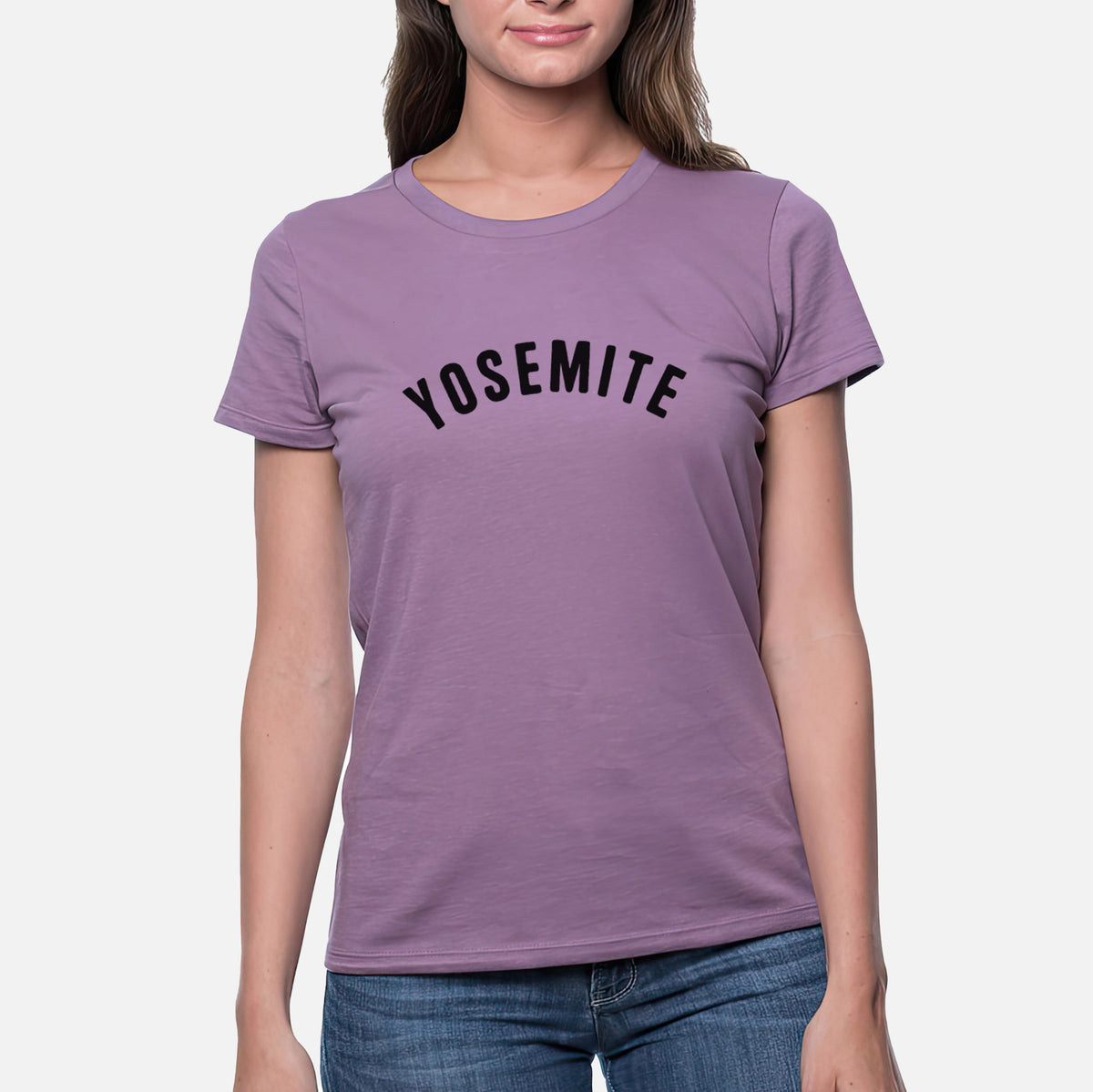 Yosemite - Women&#39;s Crewneck - Made in USA - 100% Organic Cotton