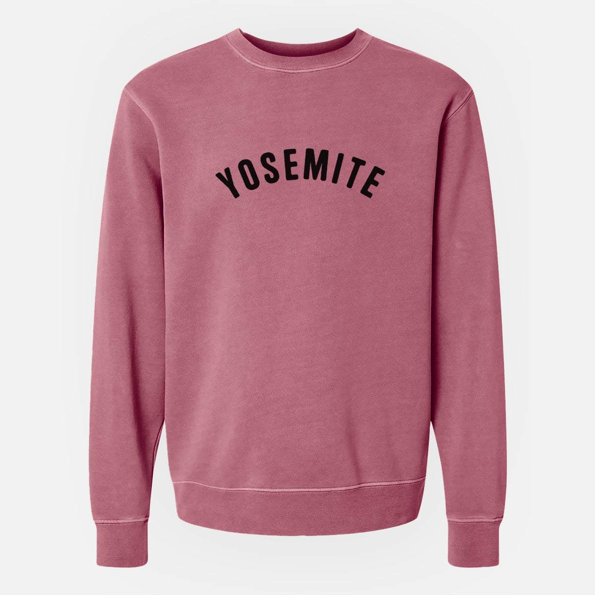 Yosemite - Unisex Pigment Dyed Crew Sweatshirt