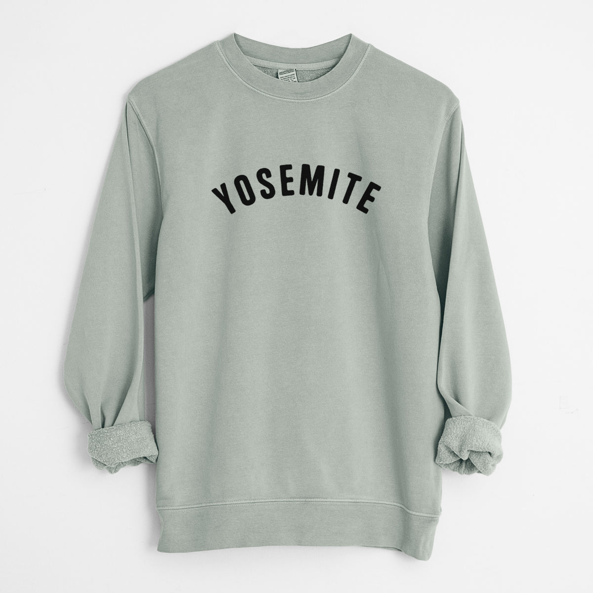 Yosemite - Unisex Pigment Dyed Crew Sweatshirt