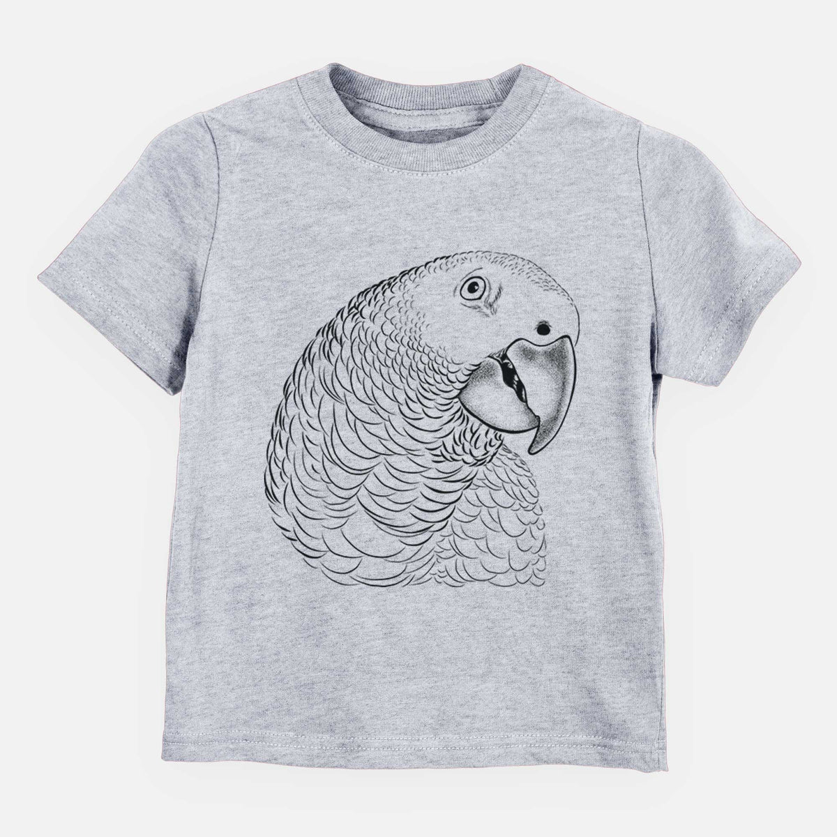 African Grey Parrot - Kids Shirt