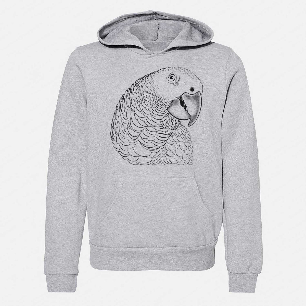 African Grey Parrot - Youth Hoodie Sweatshirt
