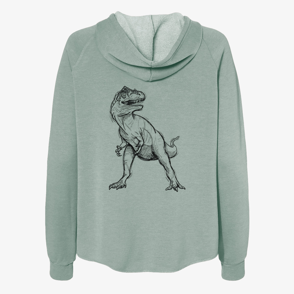 Allosaurus Fragilis - Women&#39;s Cali Wave Zip-Up Sweatshirt