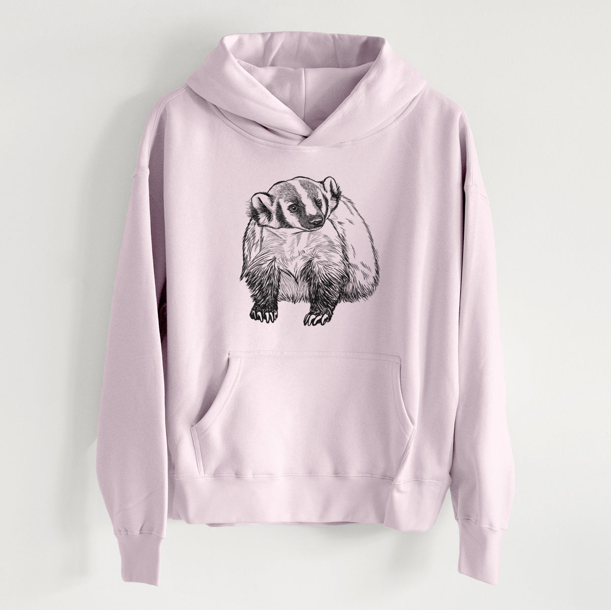 American Badger - Taxidea taxus - Women&#39;s Heavyweight Relaxed Hoodie