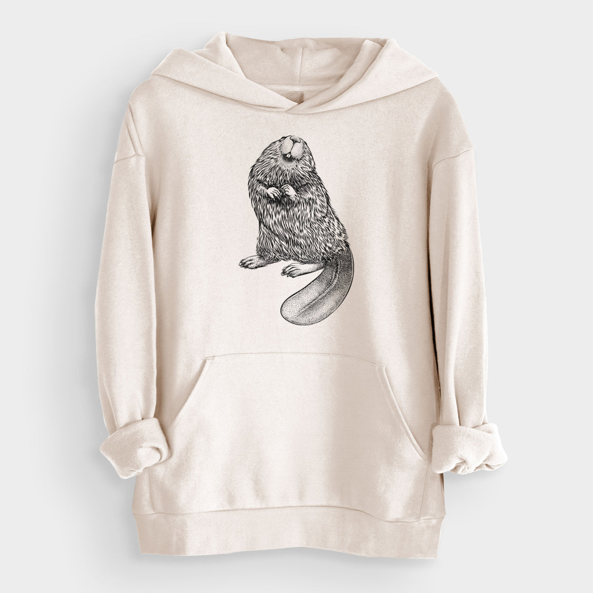 North American Beaver - Castor canadensis  - Bodega Midweight Hoodie