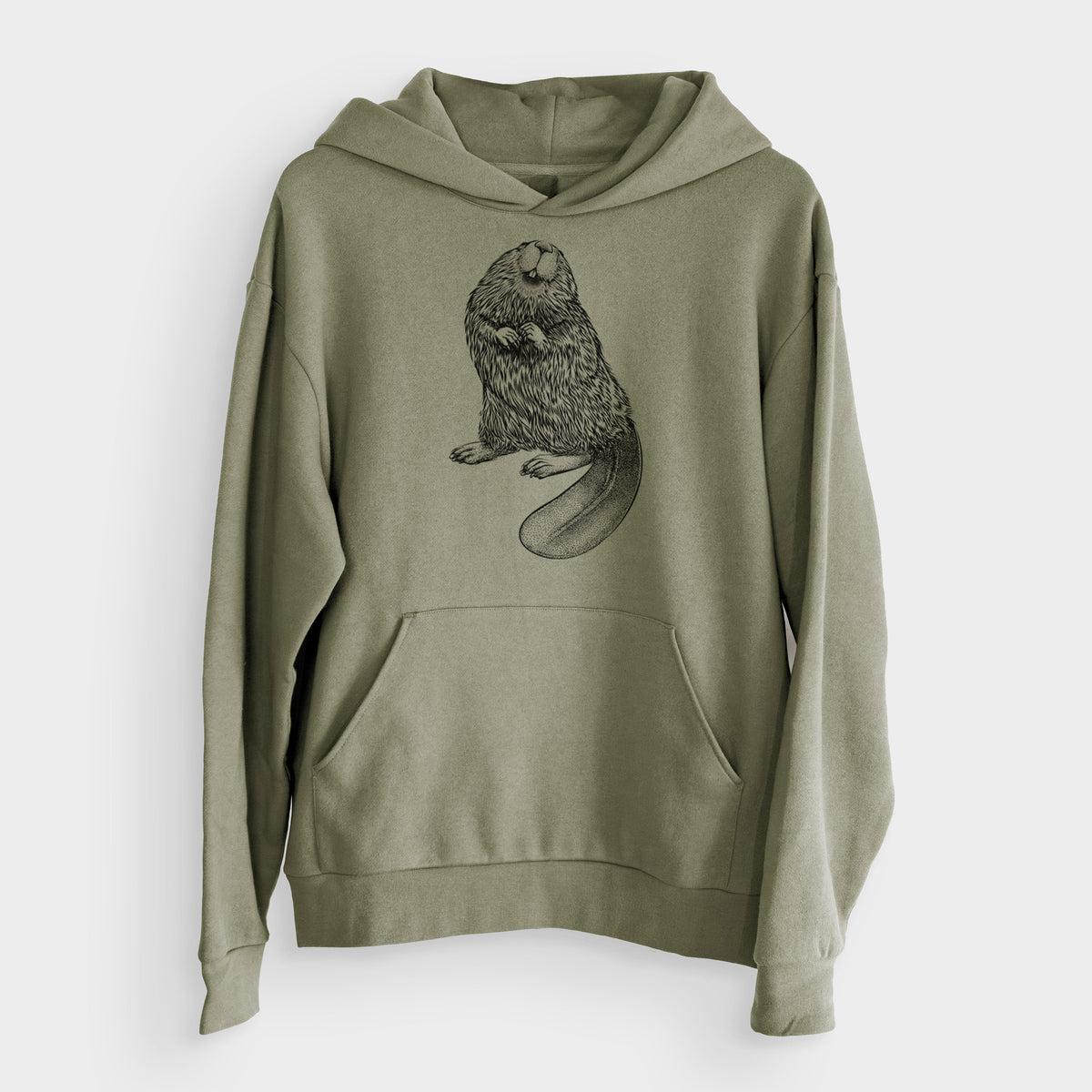 North American Beaver - Castor canadensis  - Bodega Midweight Hoodie