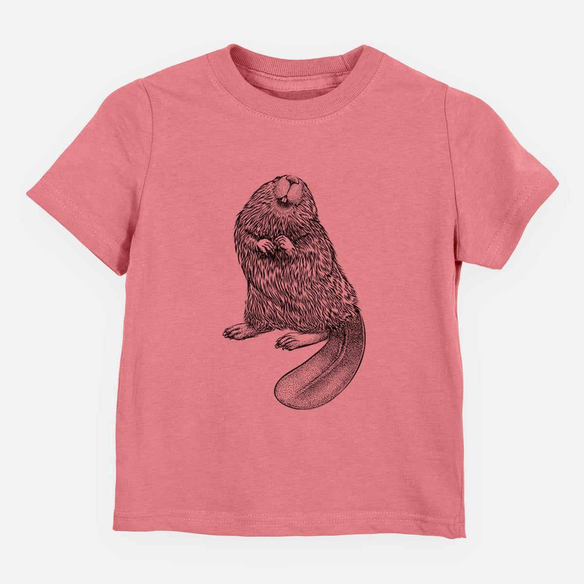 North American Beaver - Castor canadensis - Kids Shirt