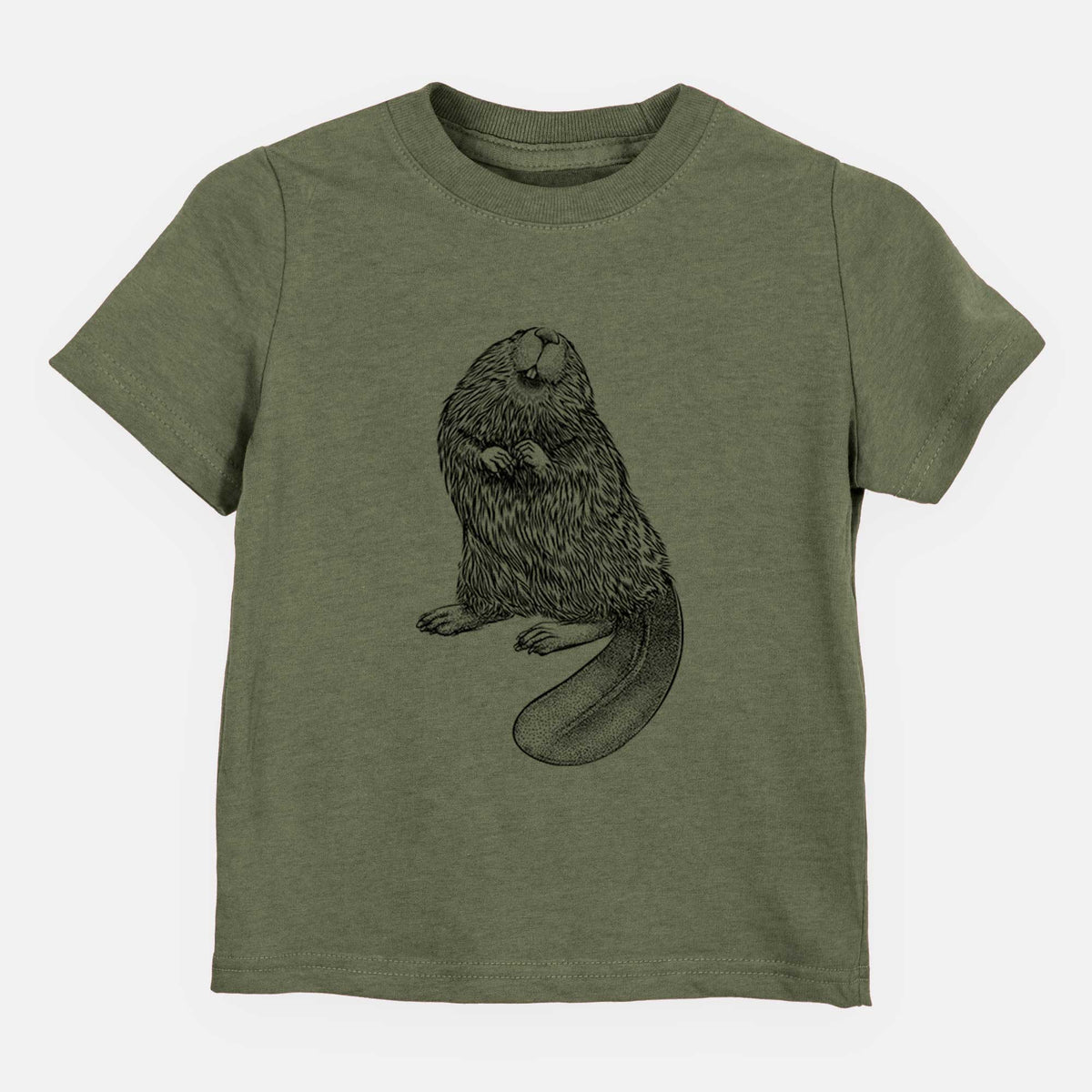 North American Beaver - Castor canadensis - Kids Shirt