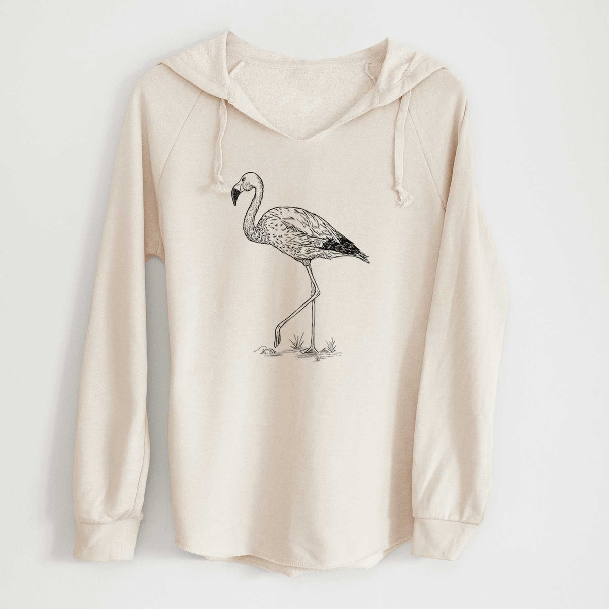 Andean Flamingo - Phoenicoparrus andinus - Cali Wave Hooded Sweatshirt