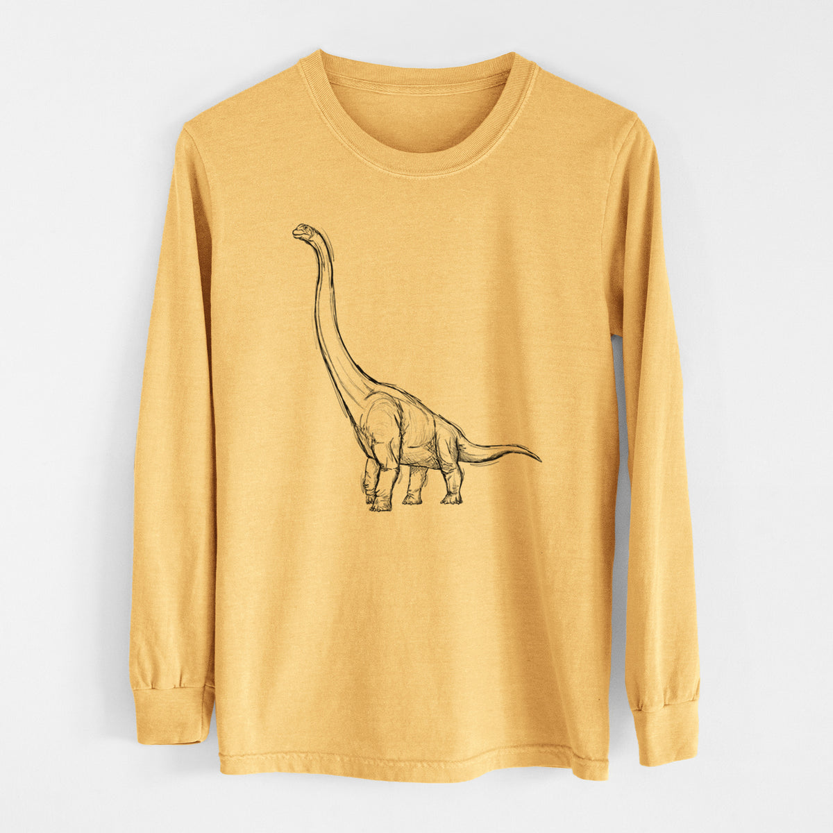 Apatosaurus Excelsus - Heavyweight 100% Cotton Long Sleeve