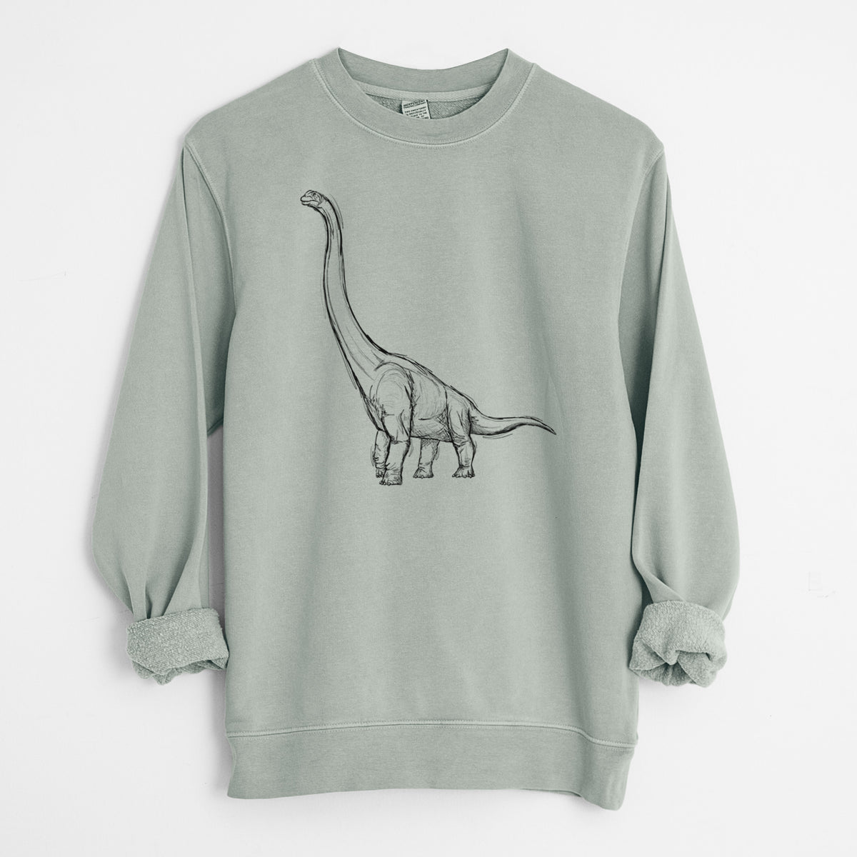 Apatosaurus Excelsus - Unisex Pigment Dyed Crew Sweatshirt