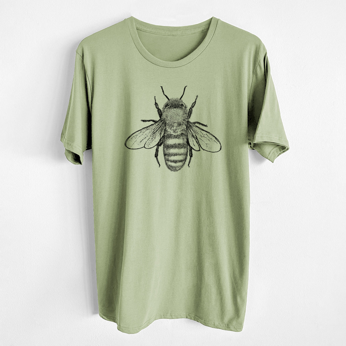Apis Mellifera - Honey Bee - Unisex Crewneck - Made in USA - 100% Organic Cotton