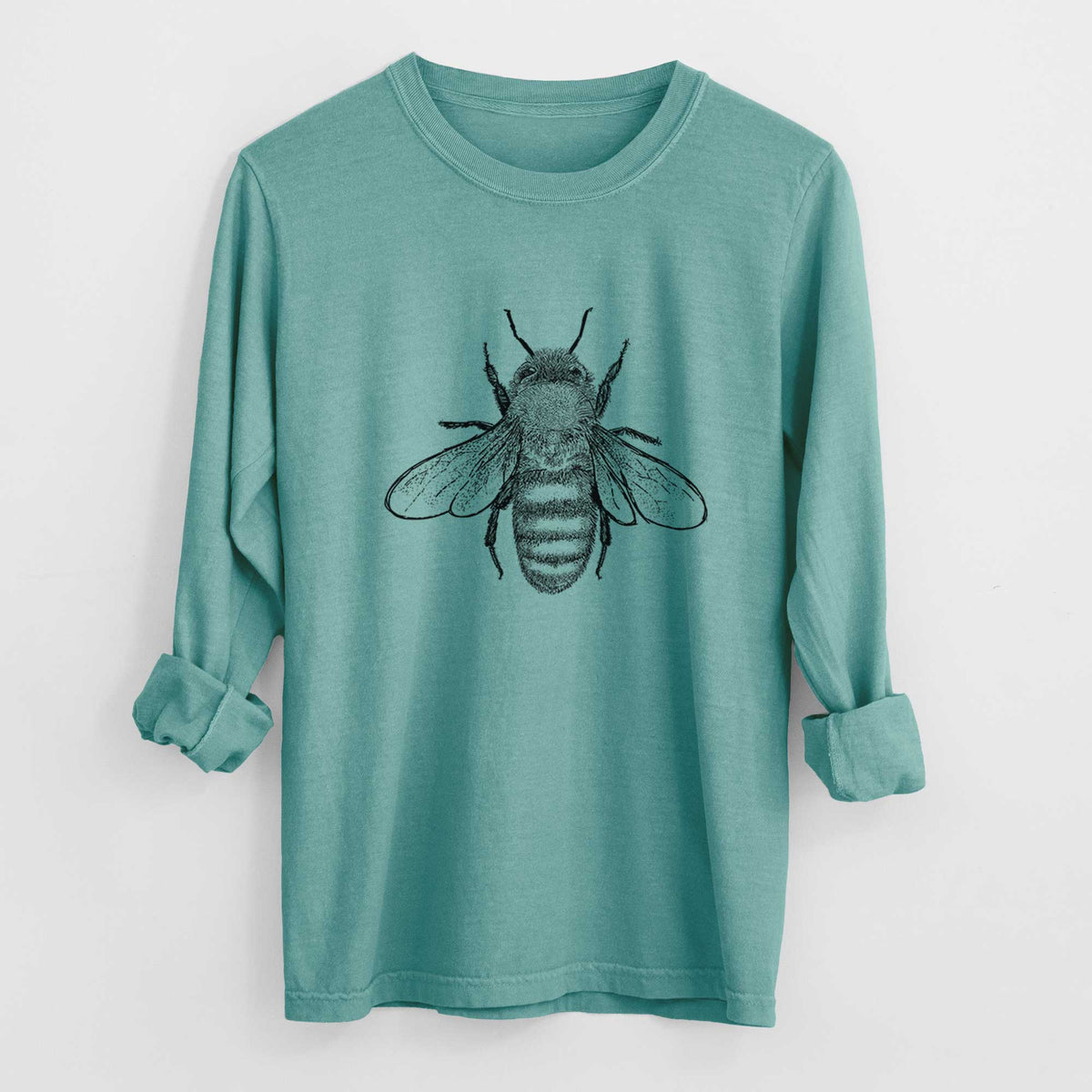 Apis Mellifera - Honey Bee - Heavyweight 100% Cotton Long Sleeve