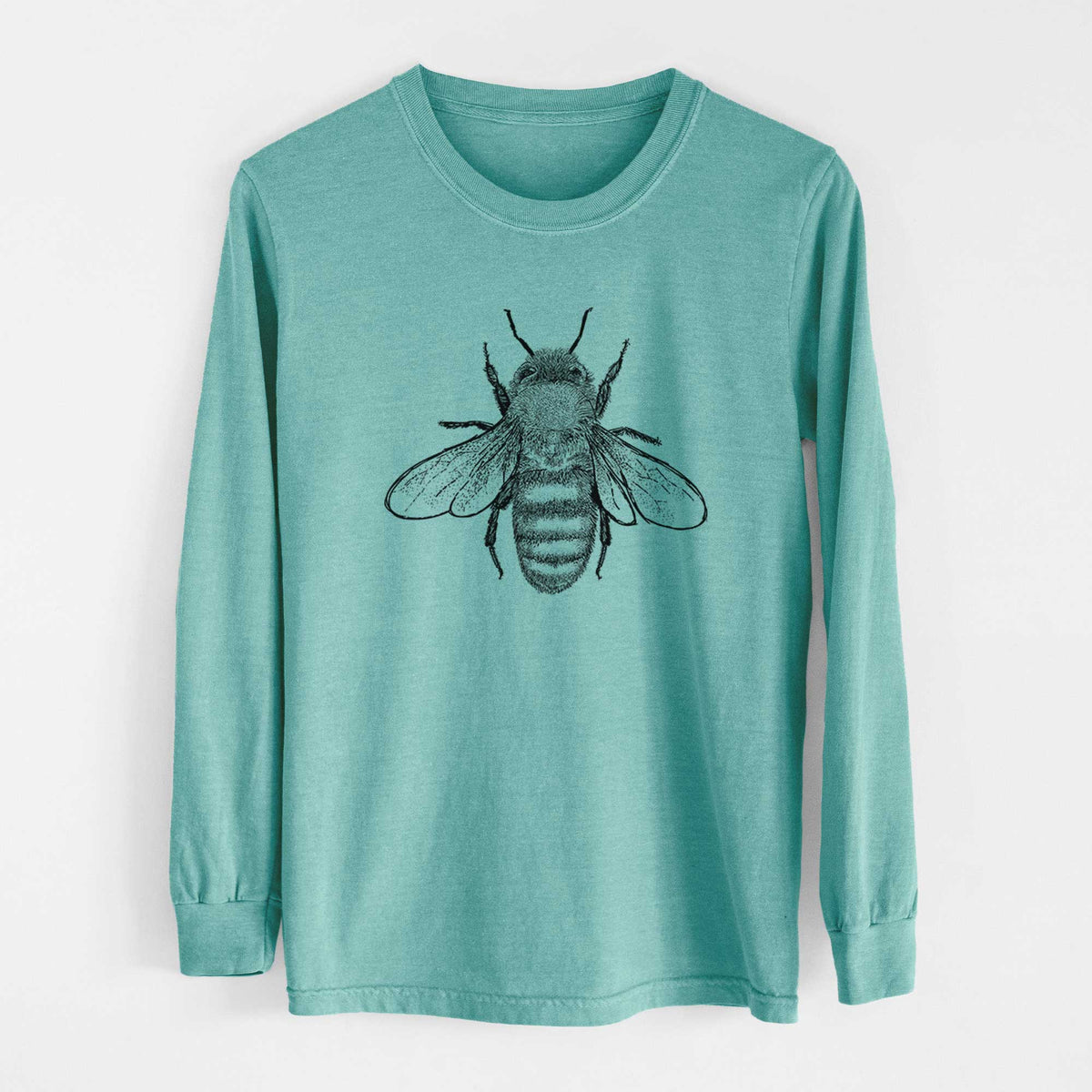 Apis Mellifera - Honey Bee - Heavyweight 100% Cotton Long Sleeve