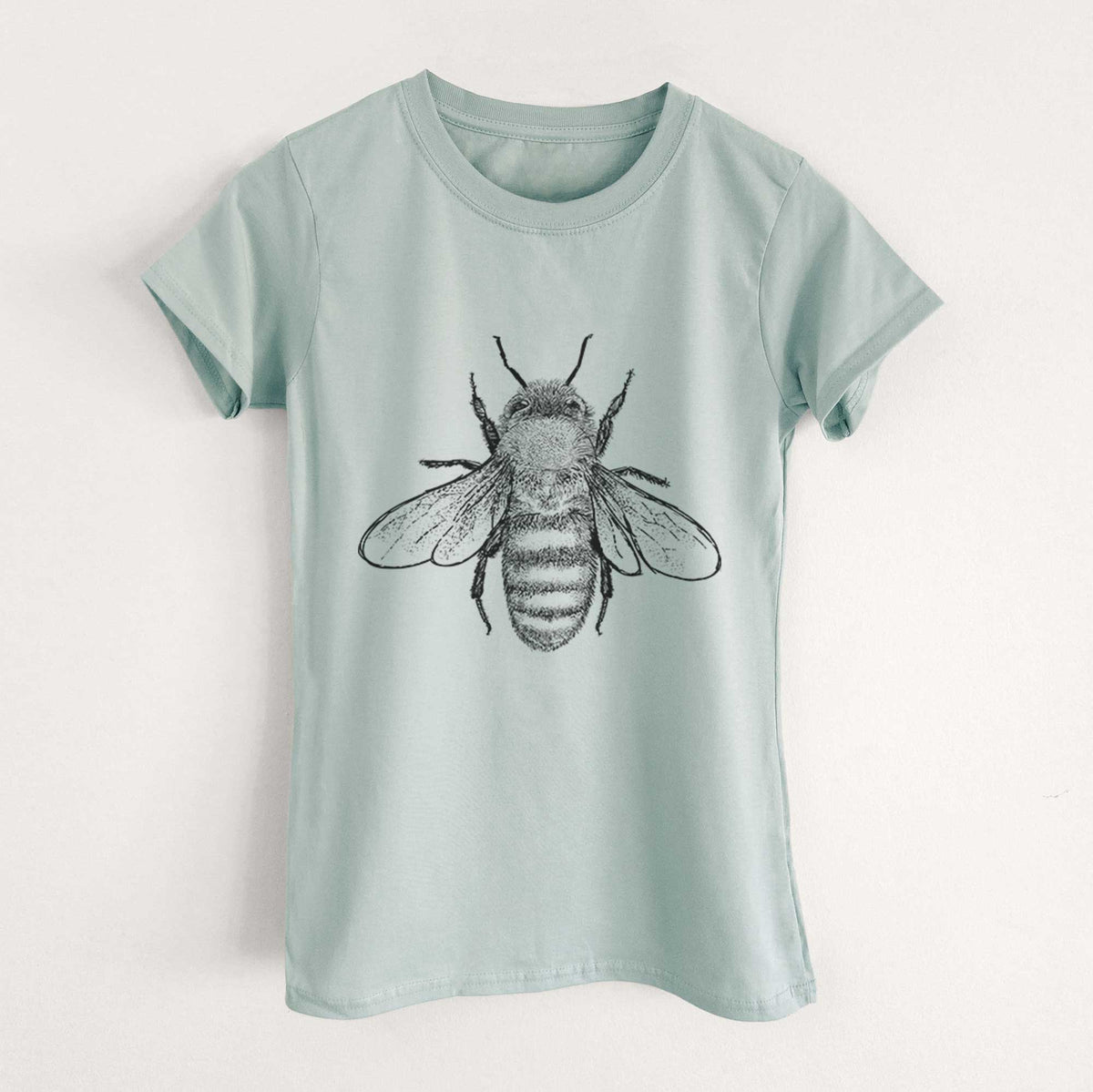 CLOSEOUT - Apis Mellifera - Honey Bee - Ladies 100% Organic Cotton Crewneck T-shirt
