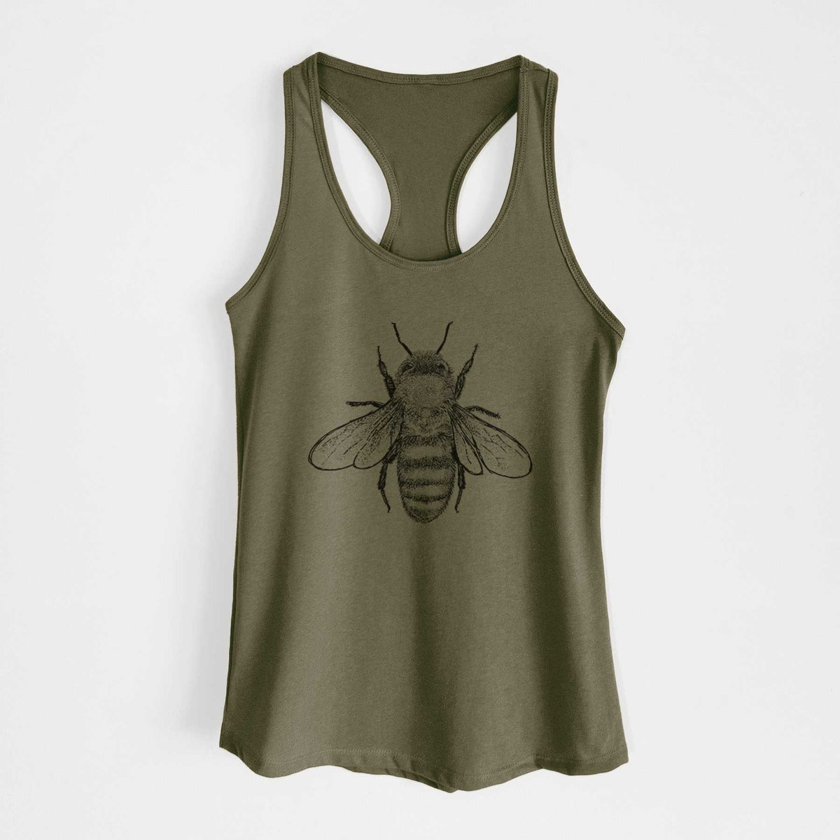 Apis Mellifera - Honey Bee - Women&#39;s Racerback Tanktop