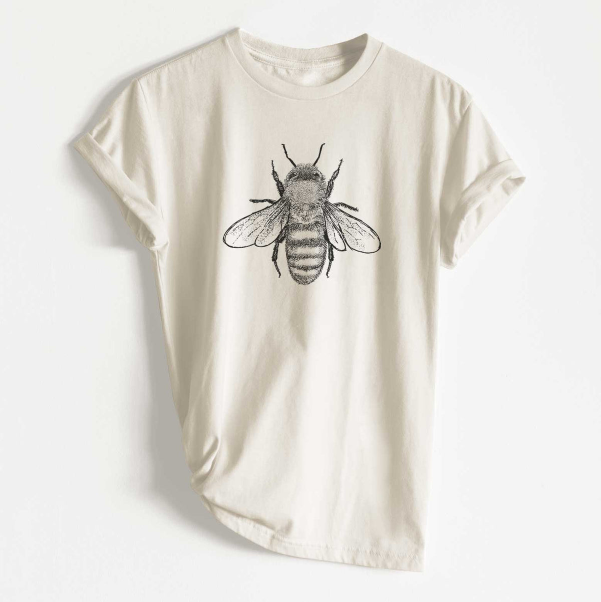 Apis Mellifera - Honey Bee - Unisex Recycled Eco Tee  - CLOSEOUT - FINAL SALE