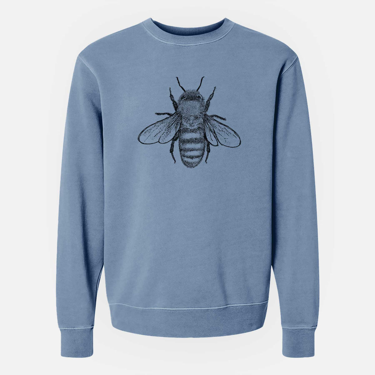 Apis Mellifera - Honey Bee - Unisex Pigment Dyed Crew Sweatshirt