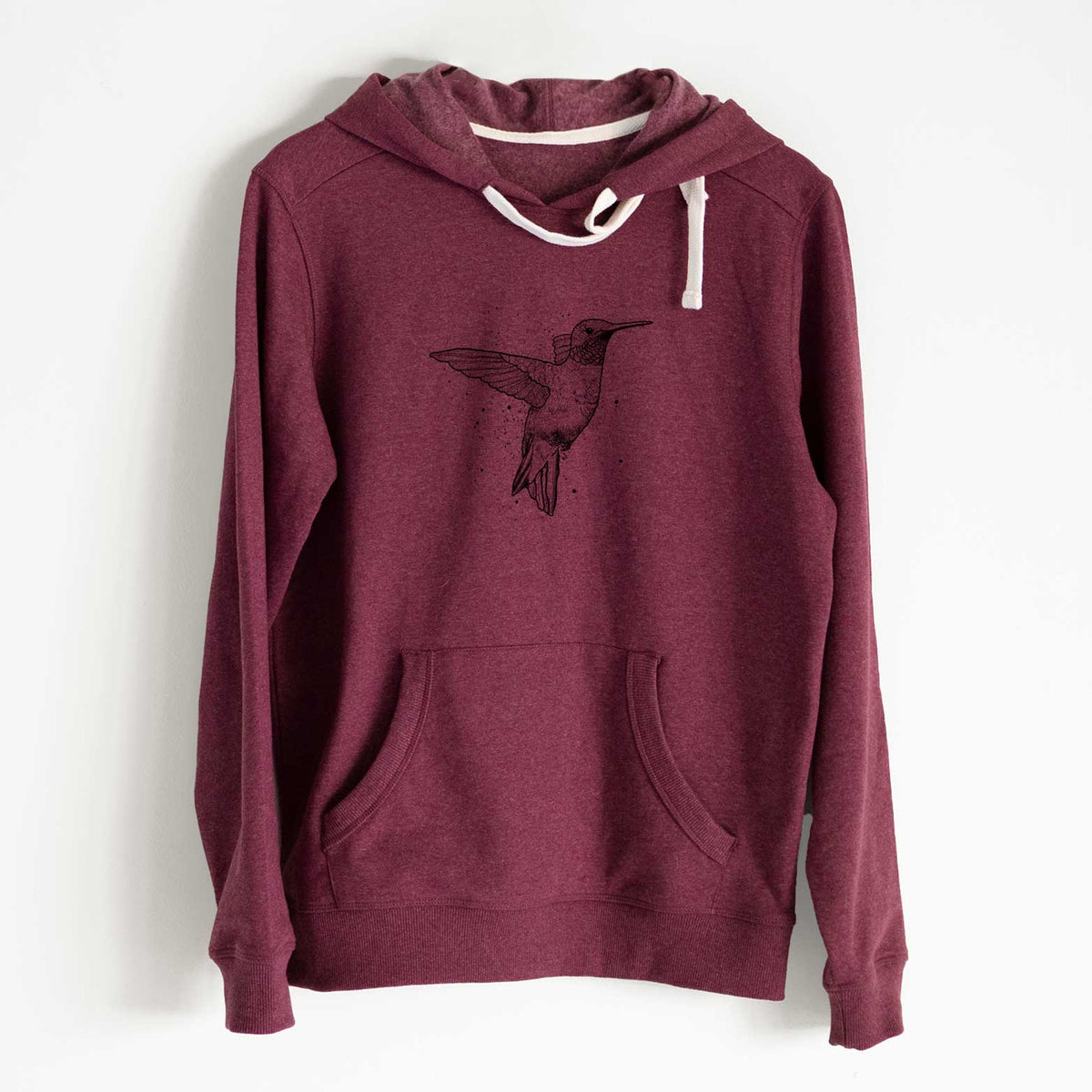 Archilochus Colubris - Ruby-throated Hummingbird - Unisex Recycled Hoodie - CLOSEOUT - FINAL SALE
