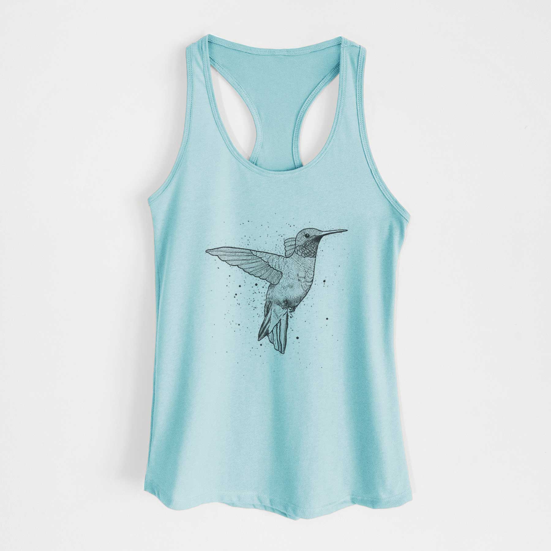 Archilochus Colubris - Ruby-throated Hummingbird - Women's Racerback Tanktop