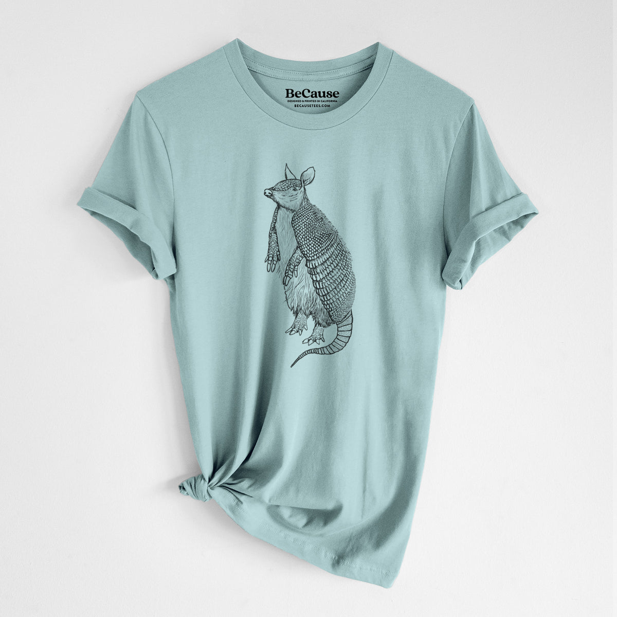 Nine-Banded Armadillo - Dasypus novemcinctus - Lightweight 100% Cotton Unisex Crewneck