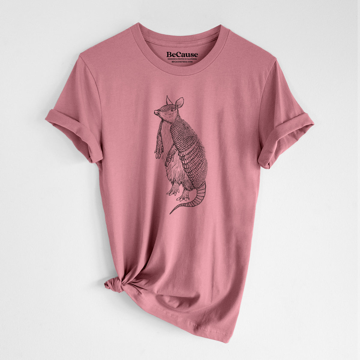 Nine-Banded Armadillo - Dasypus novemcinctus - Lightweight 100% Cotton Unisex Crewneck