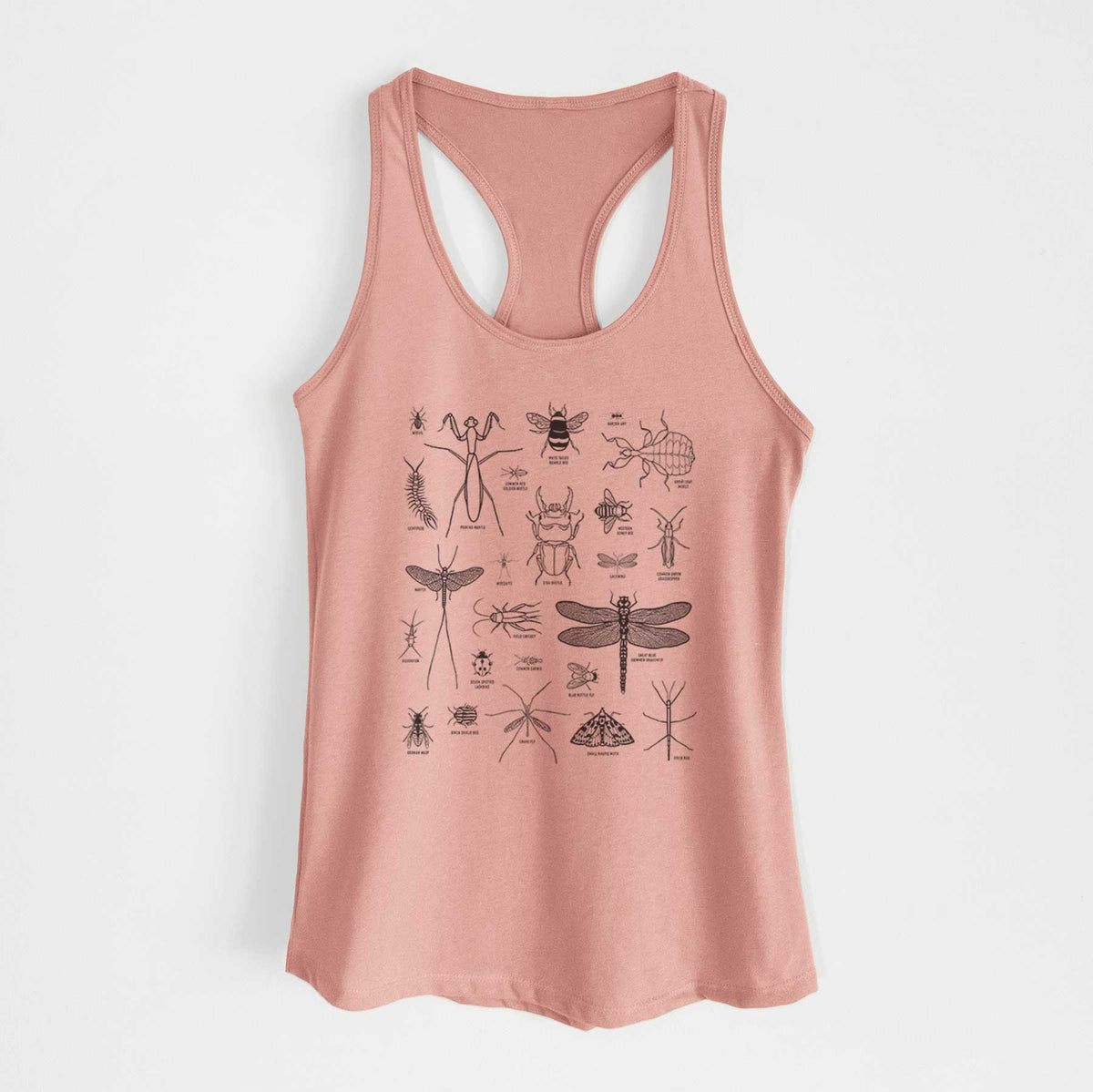 Chart of Arthropods/Insects - Women&#39;s Racerback Tanktop