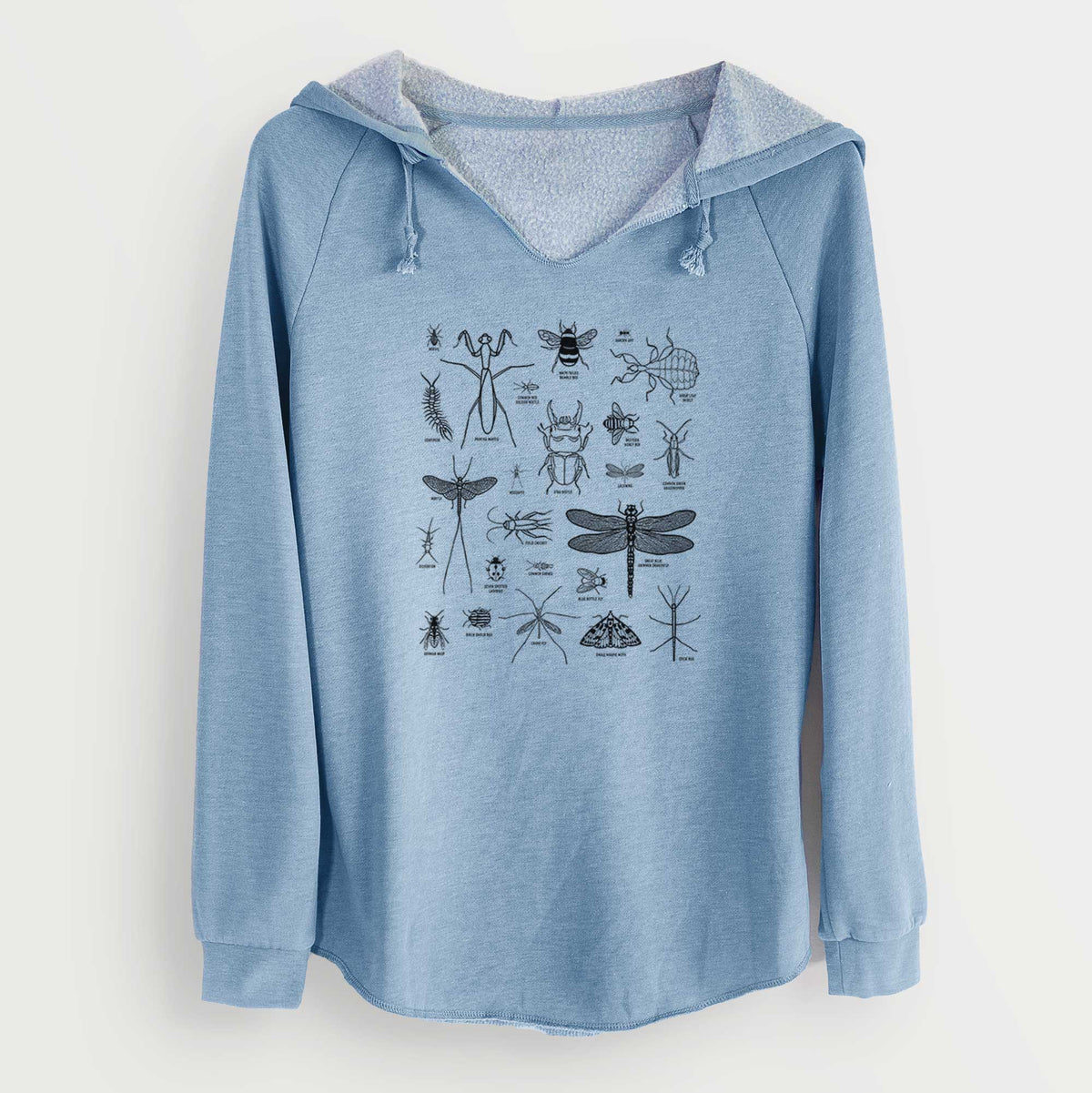 Chart of Arthropods/Insects - Cali Wave Hooded Sweatshirt