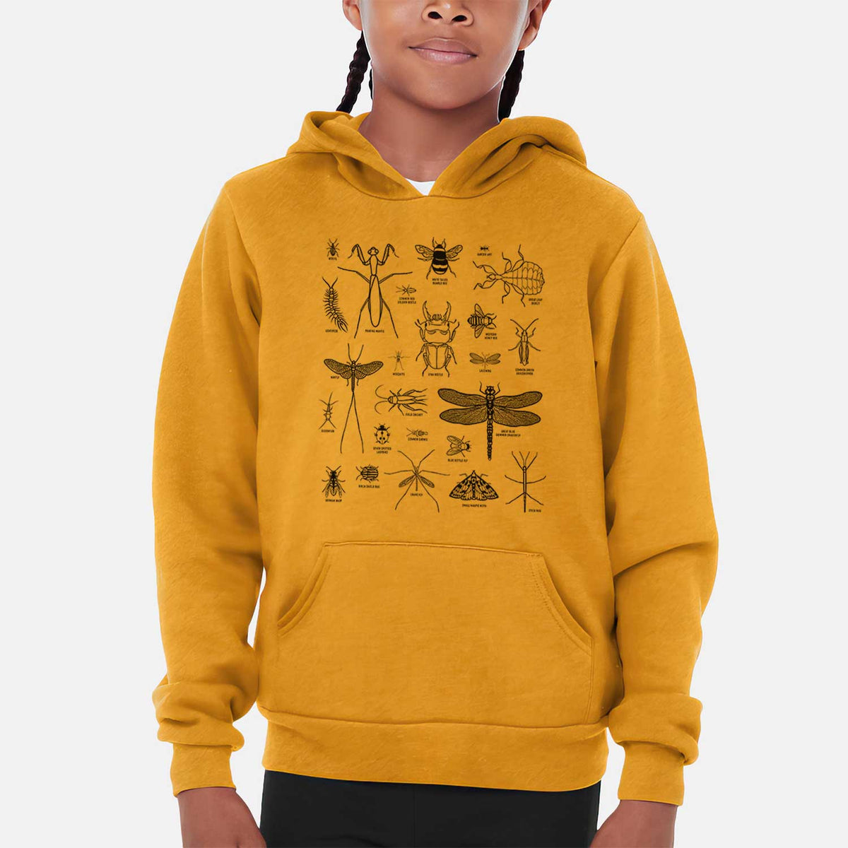 Chart of Arthropods/Insects - Youth Hoodie Sweatshirt