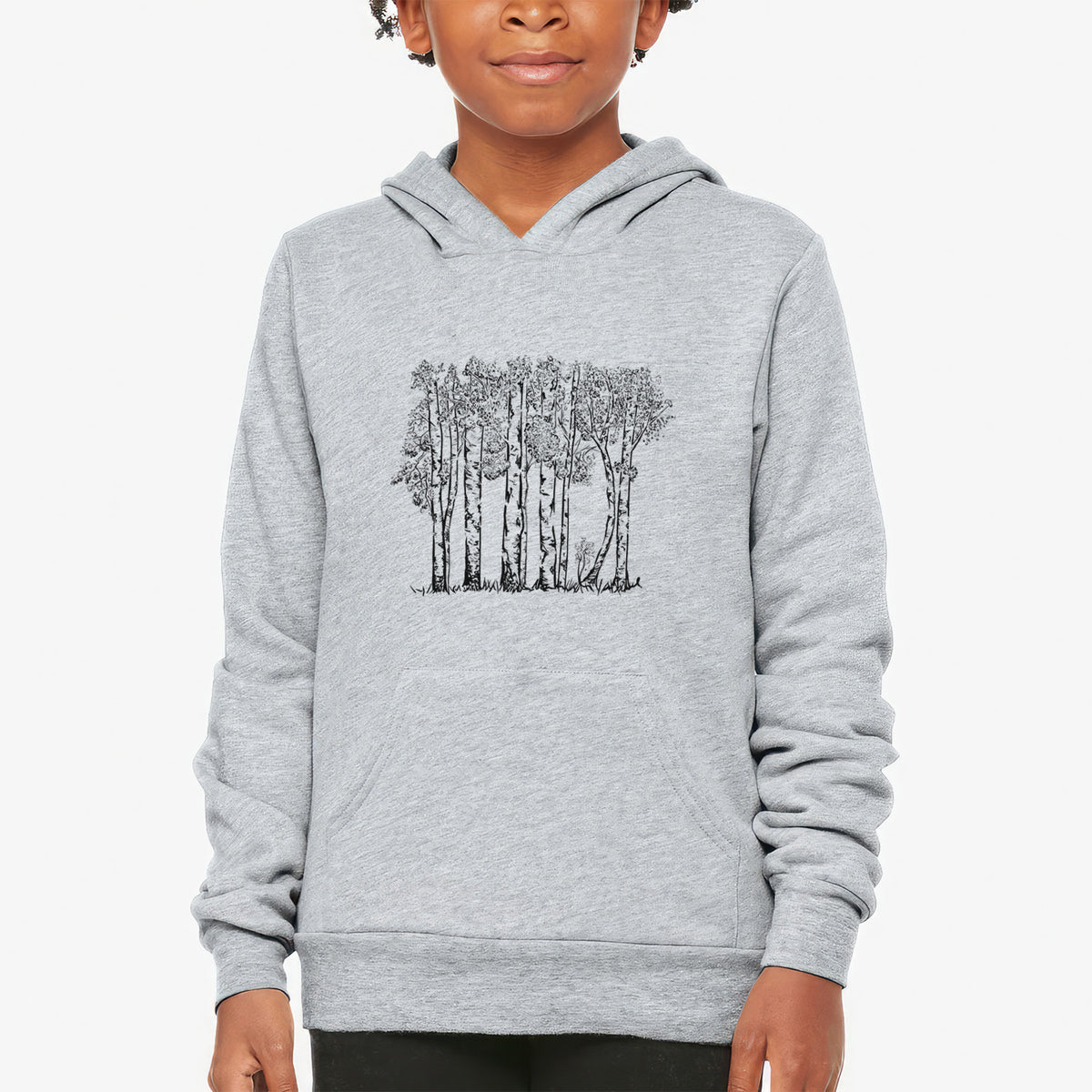 Quaking Aspens - Populus tremuloides - Youth Hoodie Sweatshirt