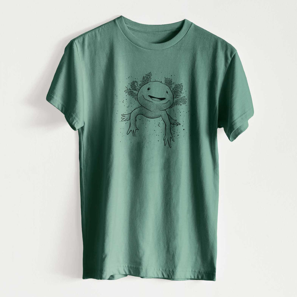 Axolotl - Ambystoma mexicanum - Unisex Recycled Eco Tee  - CLOSEOUT - FINAL SALE