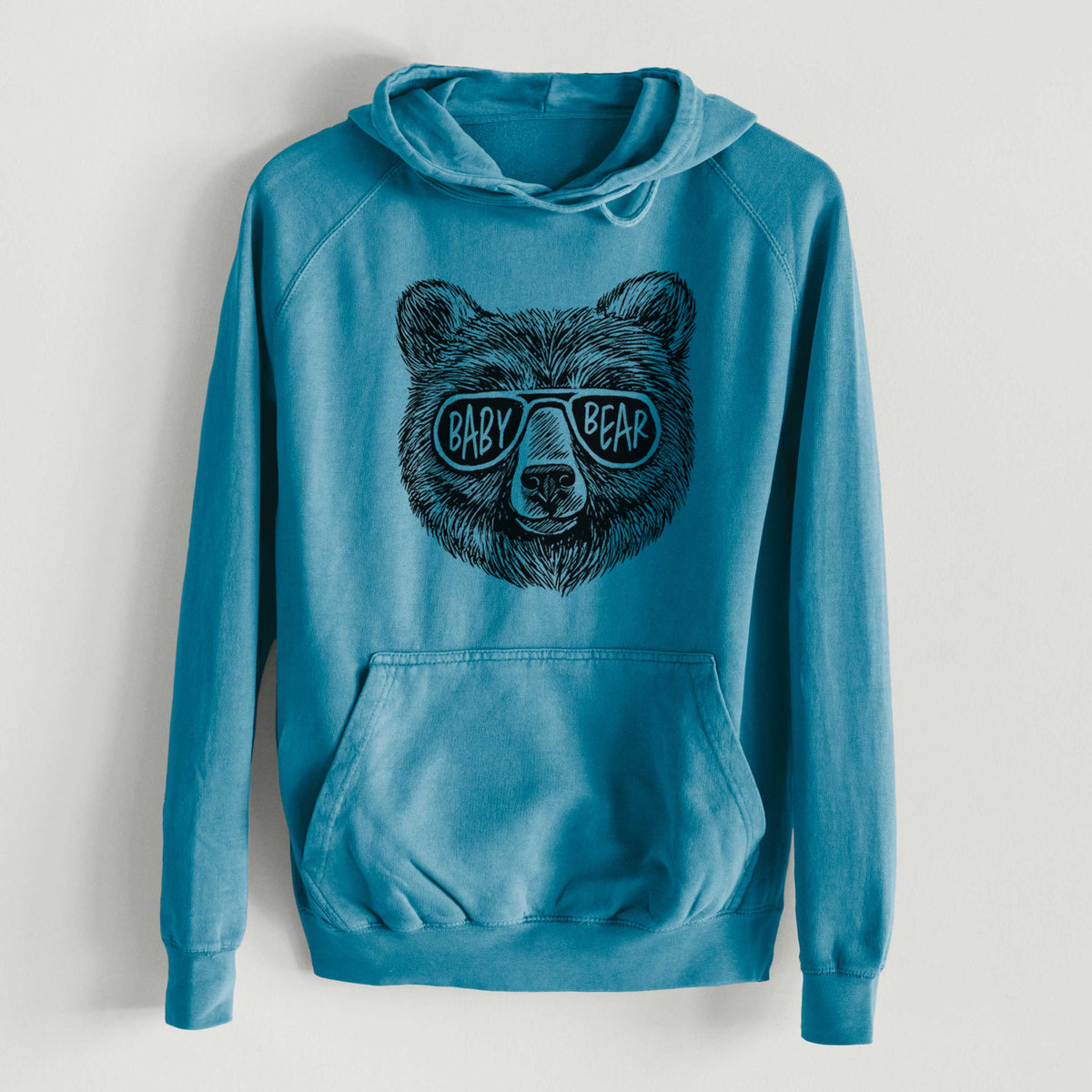 Baby Bear  - Mid-Weight Unisex Vintage 100% Cotton Hoodie
