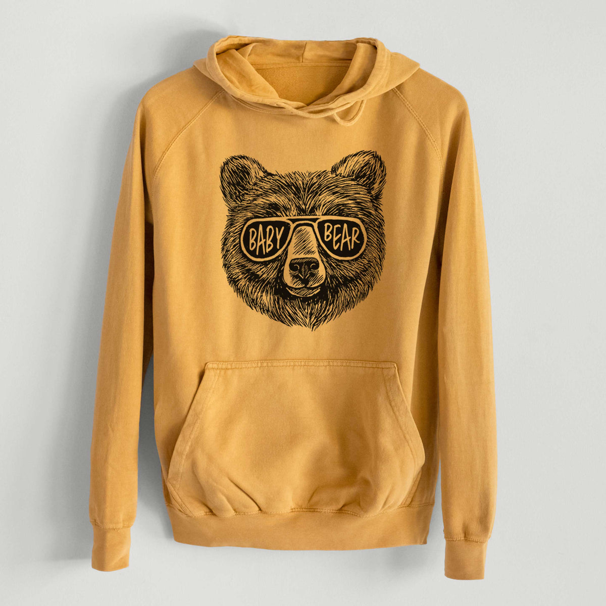 Baby Bear  - Mid-Weight Unisex Vintage 100% Cotton Hoodie