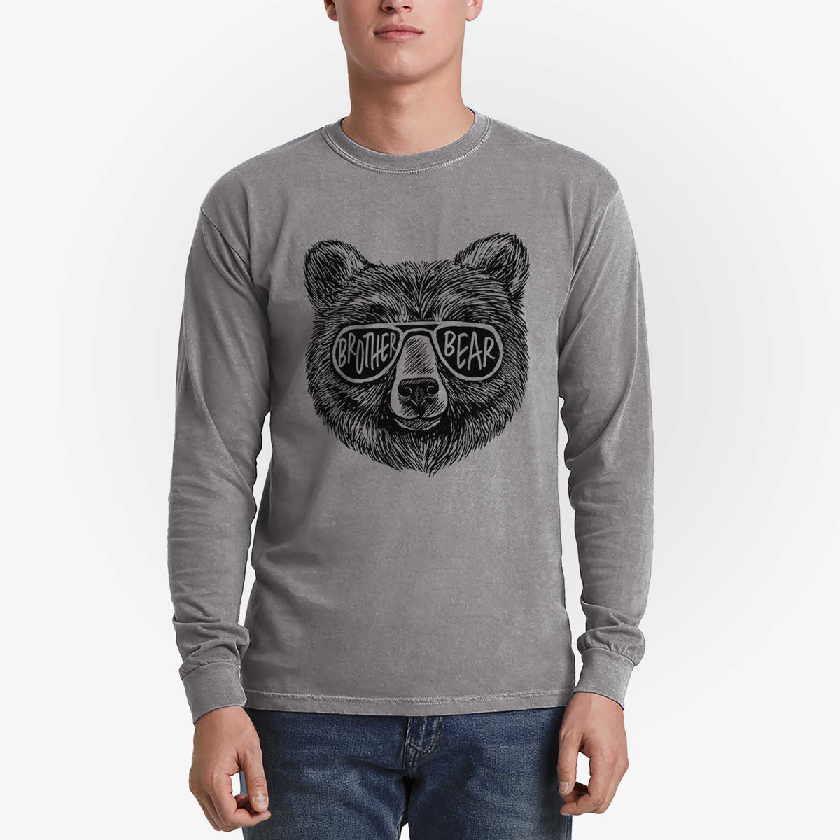Brother Bear - Heavyweight 100% Cotton Long Sleeve