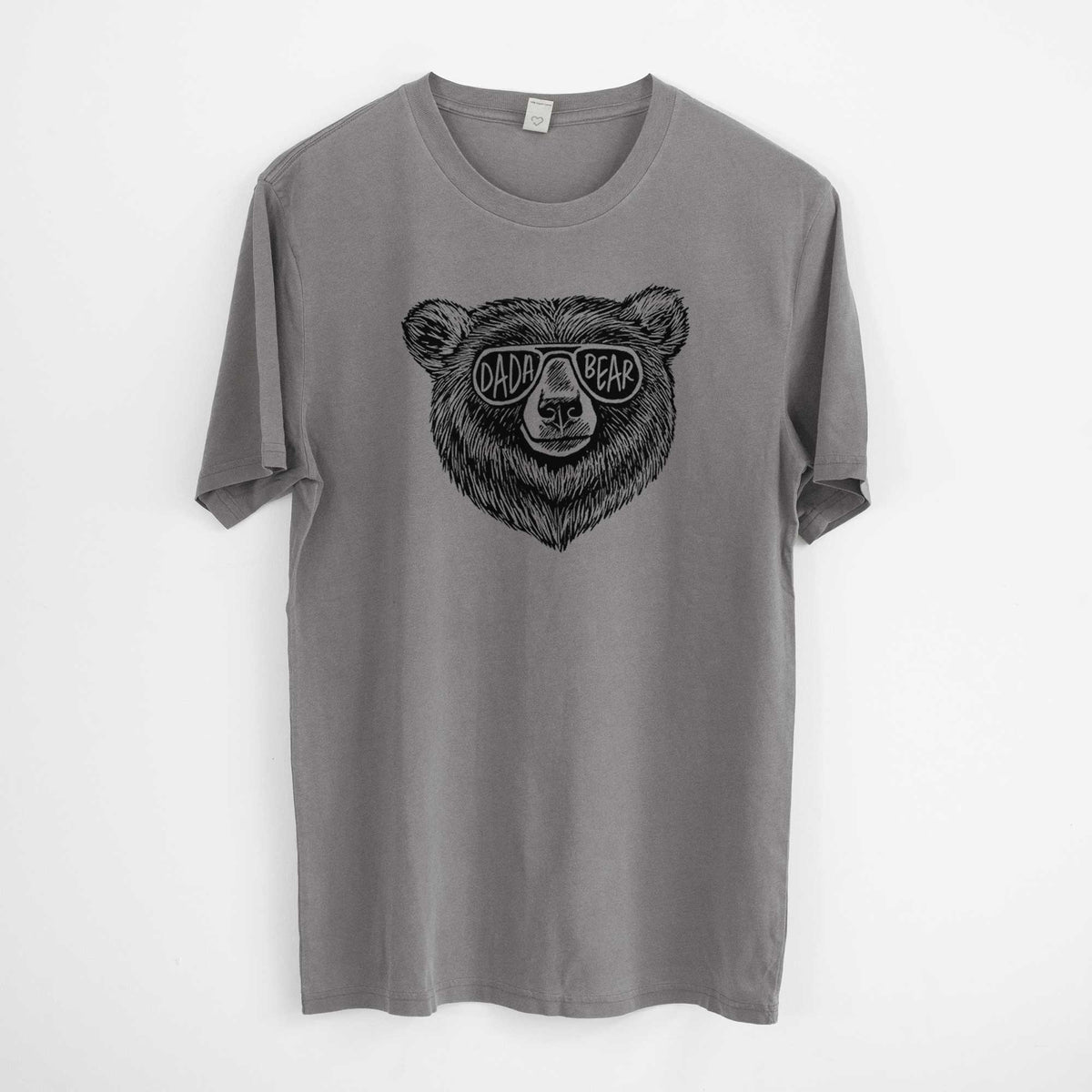 Dada Bear -  Mineral Wash 100% Organic Cotton Short Sleeve