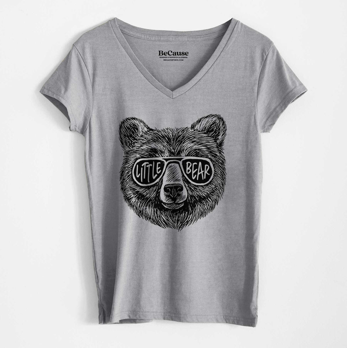Little Bear - Women&#39;s 100% Recycled V-neck