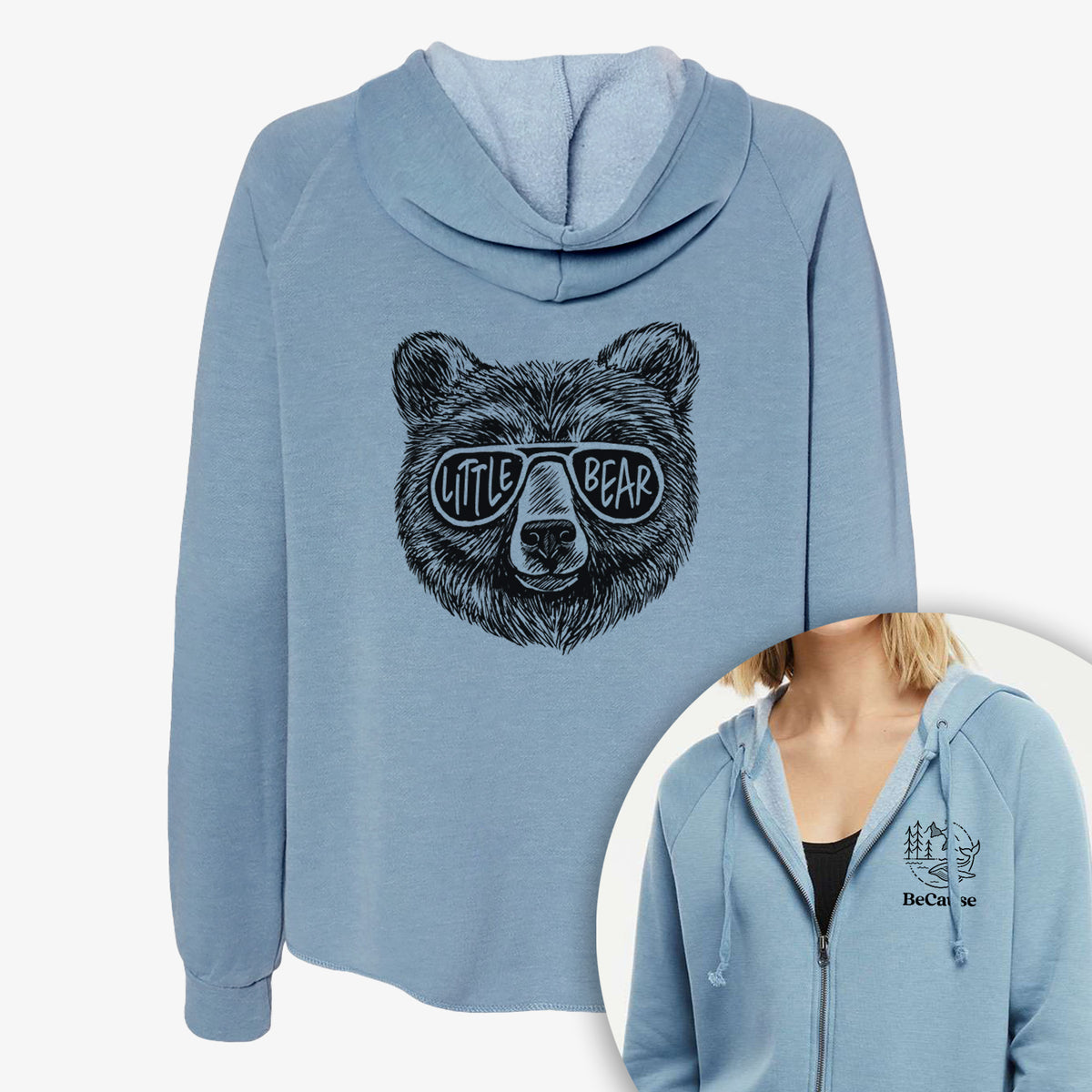 Little Bear - Women&#39;s Cali Wave Zip-Up Sweatshirt